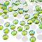 John Bead Acrylic Round Flat Back Rhinestones, 10mm